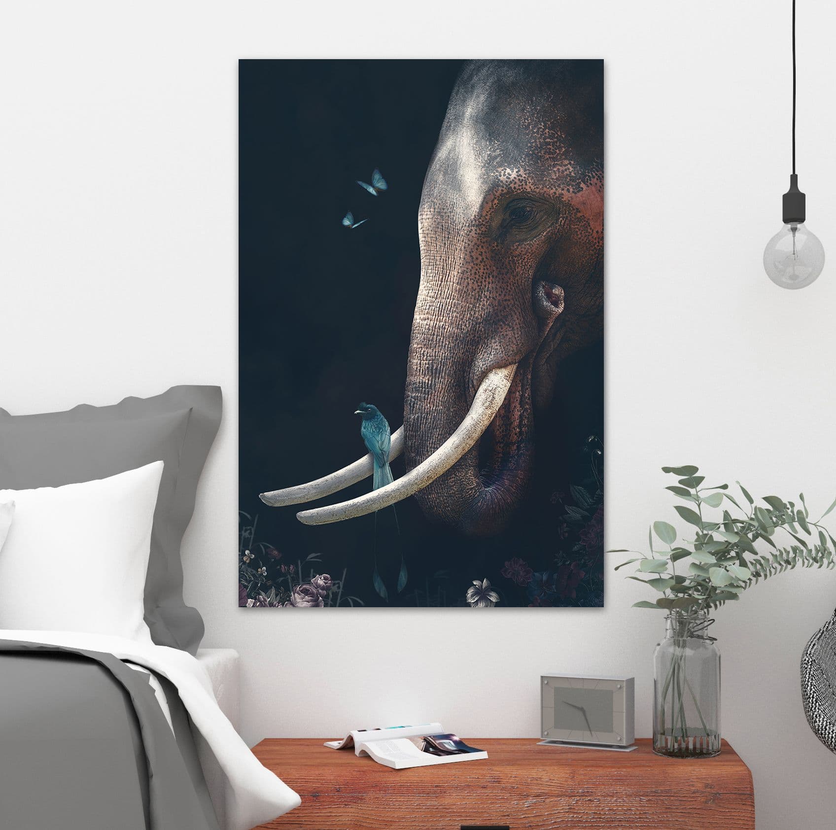 Posters als wanddecoratie: 30+ fotobehang en poster ideeën