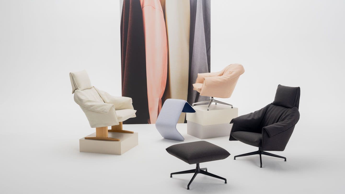 Vitra Bascule: wanneer een fauteuil een jas lijkt te dragen