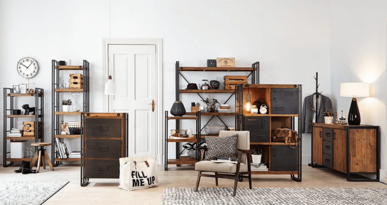 Woonkamer: Scandinavisch meets industrieel